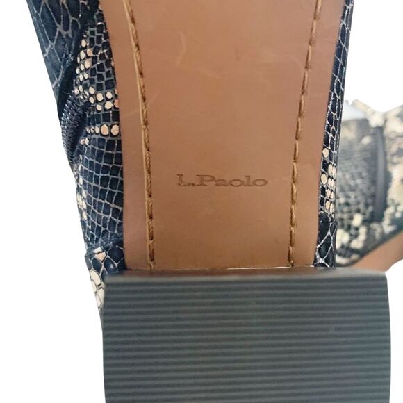 Linea Paolo Westly Bootie 10 Black Silver NEW - Picture 8 of 9